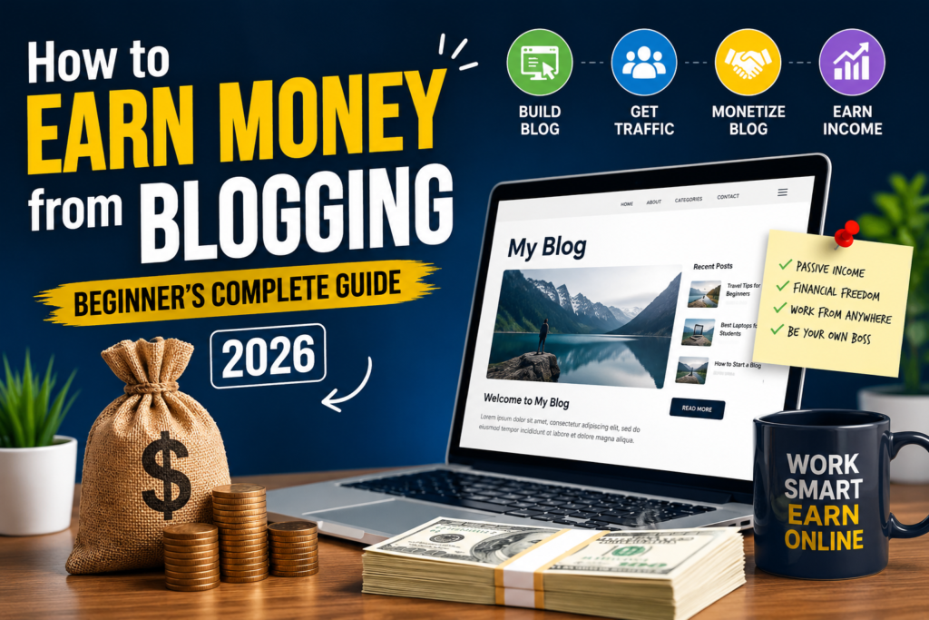 How to Earn Money from Blogging in 2026 How to Earn Money from Blogging Guide