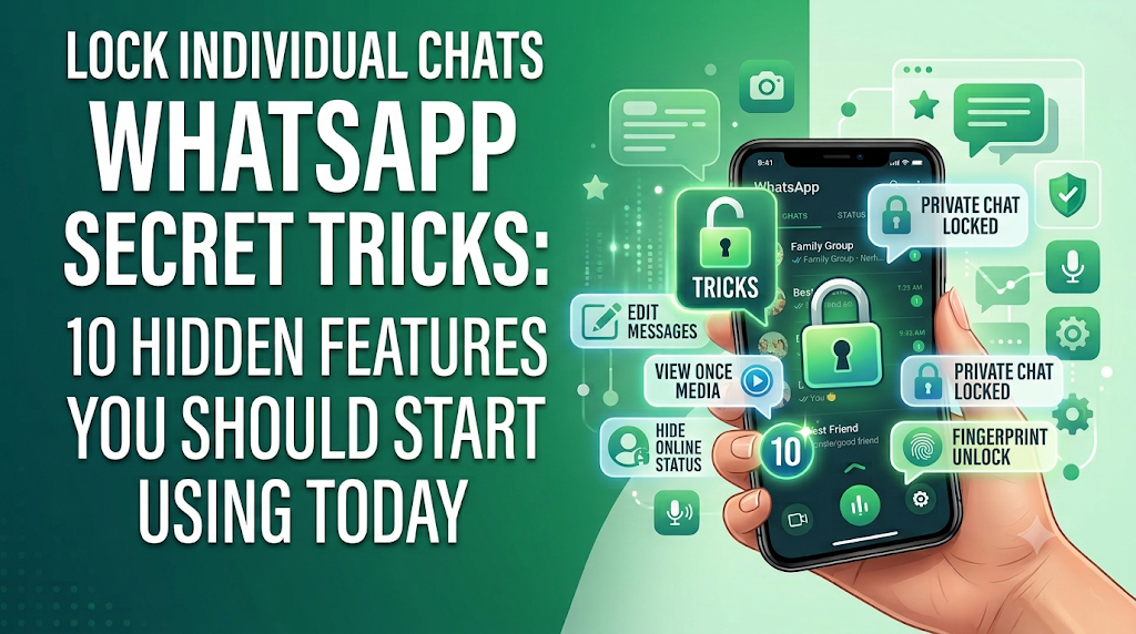 WhatsApp Secret Tricks (2026 Guide) Lock Individual Chats WhatsApp Secret Tricks and Hidden Features Lock Individual Chats
