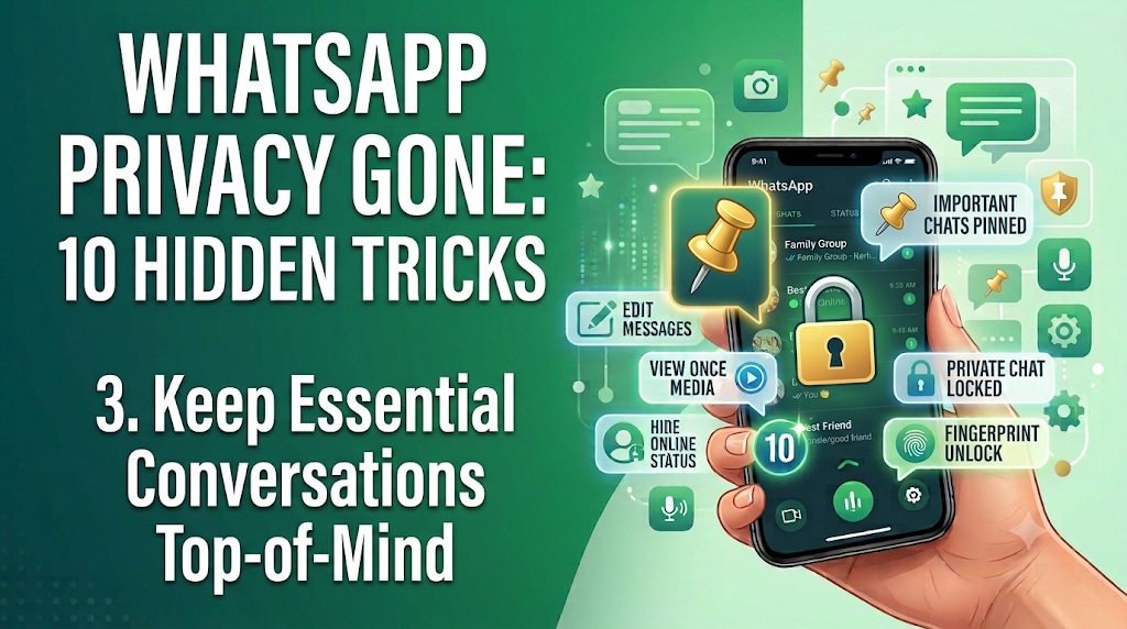 WhatsApp Secret Tricks and Hidden Features PIn Important Chats WhatsApp Secret Tricks and Hidden Features PIn Important Chats
