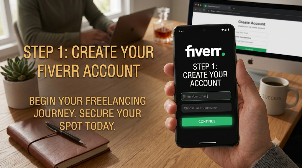 Fiverr Complete Guide (2026) Fiverr Complete Guide for Beginners how to create account