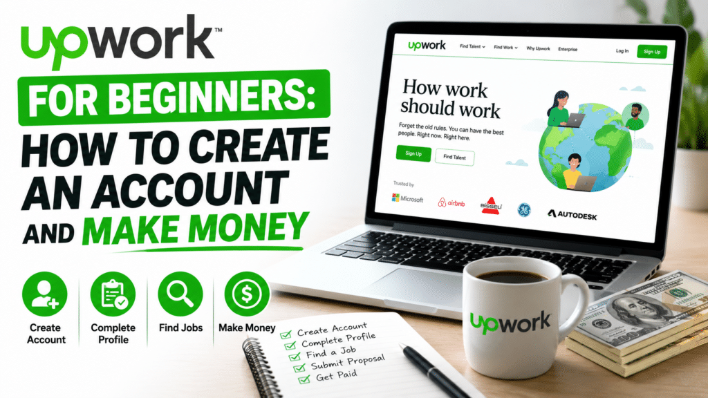Upwork for Beginners how to create an account and earn money