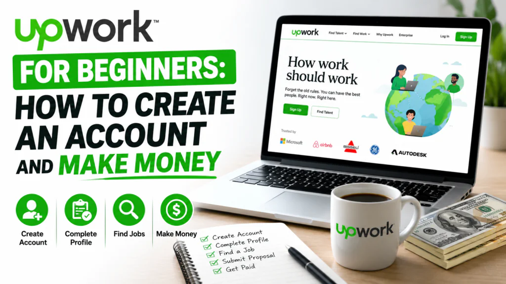 Upwork for Beginners how to create an account and earn money