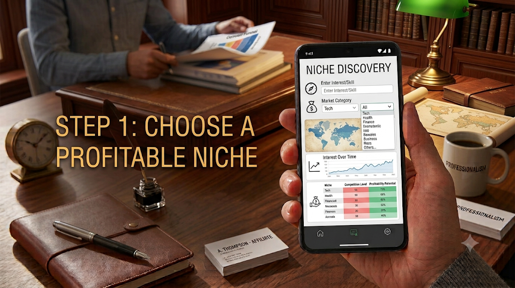 Affiliate Marketing for Beginners Guide choosing a profitable niche 