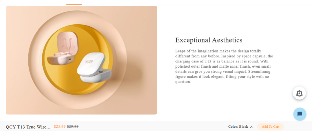 QCY t13 Best Wireless Earbuds Under Rs. 5,000 in Pakistan