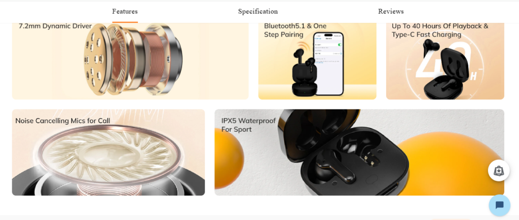 QCY T13 Best wireless earbuds under Rs. 3,000 in Pakistan