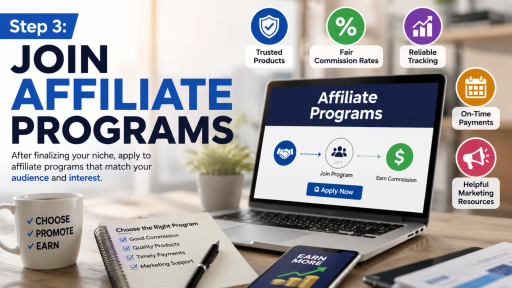 How to join affiliate program