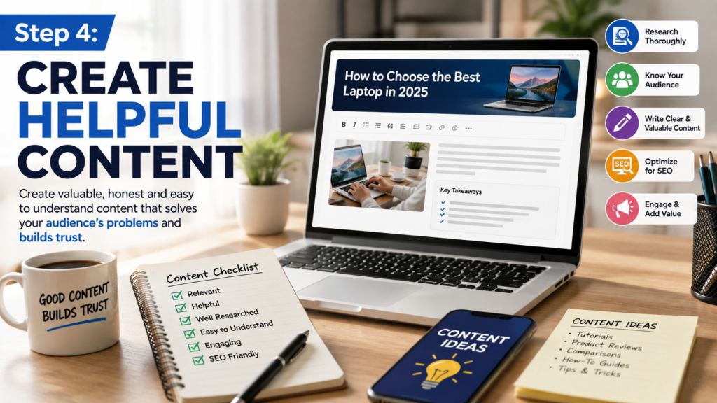 how to create helpful content