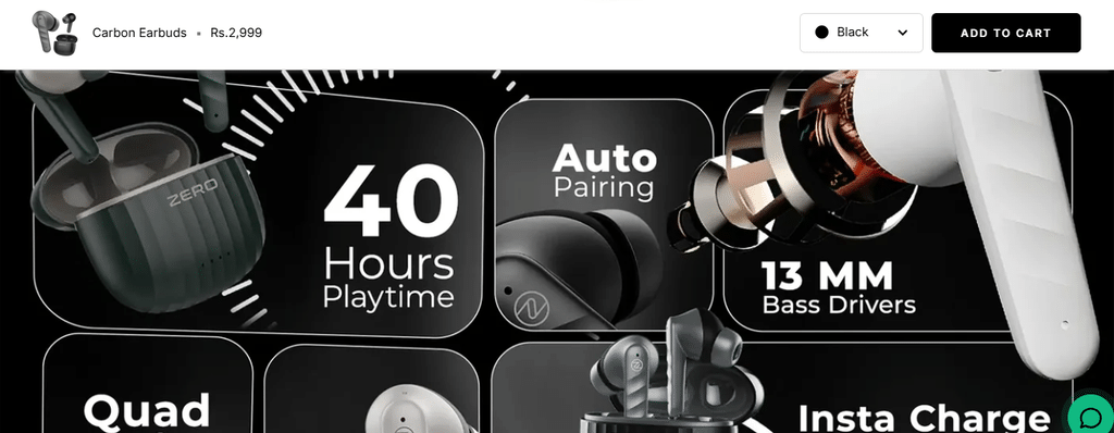 Best gaming zero carbon earbuds 